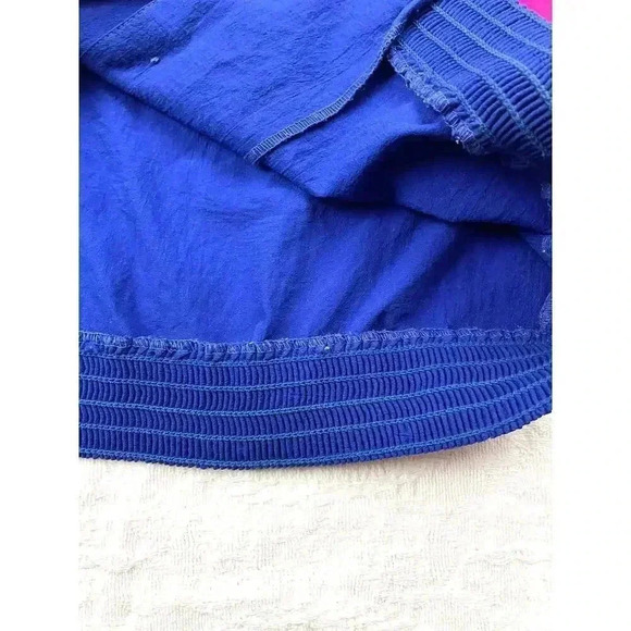 VTG Regal Windbreaker Retro Jacket Small Women's Blue Pink 90's Button Up - Picture 5 of 11